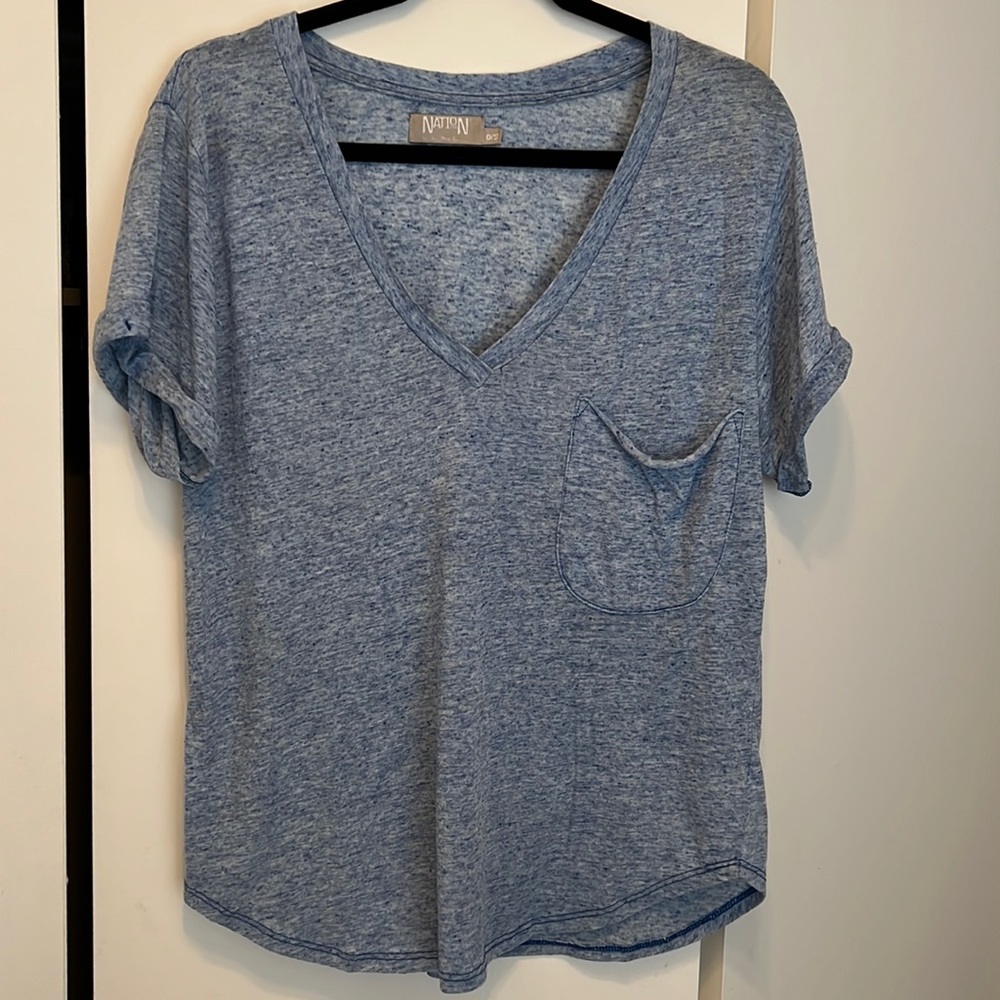 Nation LTD V-Neck T-shirt OS